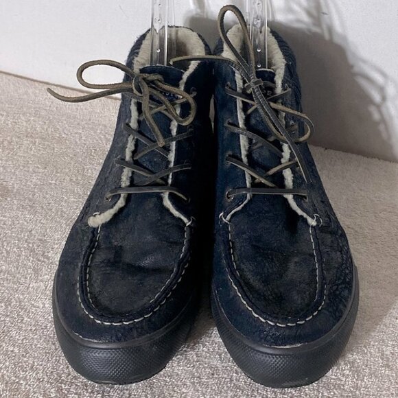 Sperry Top Siders Men's Bahama Lug Chukka Bomber Black Boot 11 - Picture 12 of 12